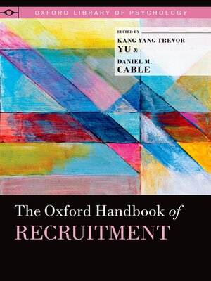 cover image of The Oxford Handbook of Recruitment
